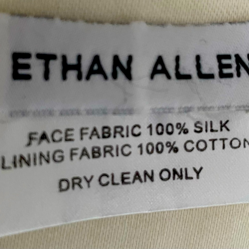 Ethan Allen Silk Curtain Panels (5 Panels)